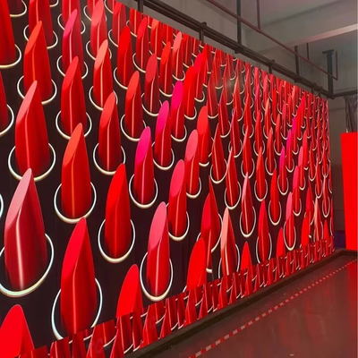 شاشة استئجار الألومنيوم المصبوب الصبغ قابلة للتخصيص غرفة الاجتماعات الكنيسة HD شاشة عرض LED مرنة