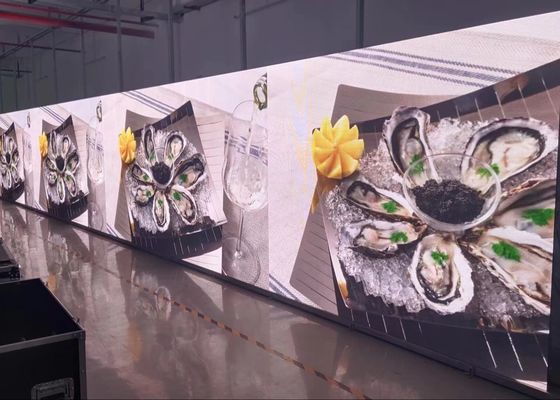 شاشات الإعلانات LED SMD P6 ذات اللون الكامل عالية السطح السريع