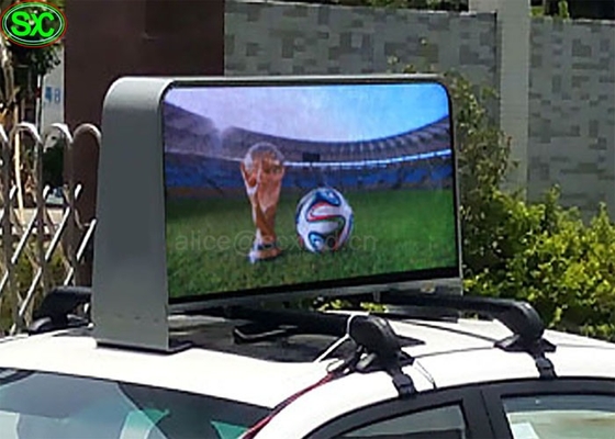 RGB full color LED Car Message Sign, Car LED Message Board P8 خارجي HD مقاوم للماء