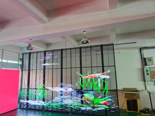 شاشة شفافة تجارية ، شاشة شفافة LED 1R1G1B