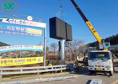 خارجية عالية الوضوح P10 LED الصب الصب الشاشة الألومنيوم المقاومة للماء مجلس الوزراء SMD3535 3 سنوات الضمان