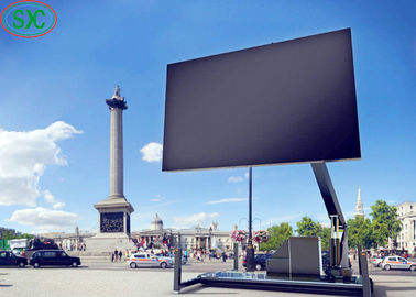 ألوان كاملة مقاومة للماء الحجم الصغير Ultra HD LED Billboard، P2 SMD LED Screen Billboard IP34 1/32 المسح