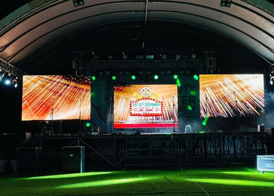 عرض LED للايجار في الهواء الطلق من الألومنيوم المصبوب بالصب