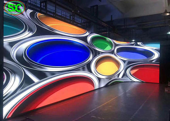 سعر جيد شاشة LED ملونة كاملة لشاشة عرض LED داخلية كاملة P4 الانترنت