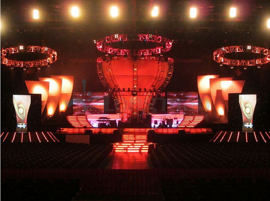 HD P6 داخلية تأجير شاشة LED 576x576mm الألومنيوم SMD3528 1500 نيت IP34 P1.953