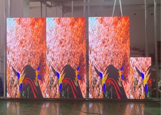عرض ملصق LED ثابت / صندوق حديدي ، لوحة عرض الفيديو LED الألومنيوم HD ستيريو