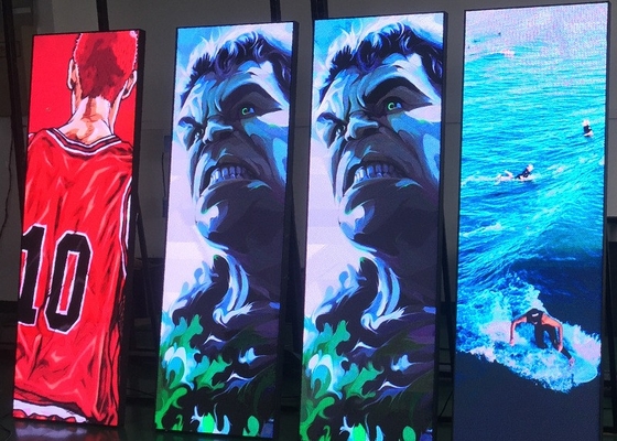 جهاز التحكم في الإيجار الداخلي P2.5 LED Poster Display، عالية الوضوح دون تأخير