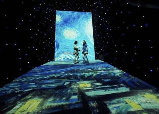 شاشة سطح الرقص RGB LED 4.81mm بكسل SMD3535 500x500mm