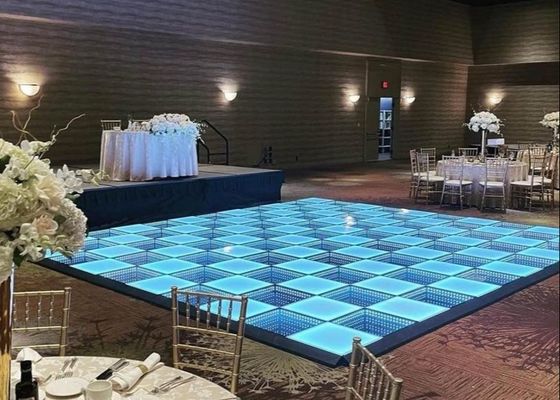 سعر جيد تصميم قابلة للتخصيص P3 أرضية الرقص LED البلاط شاشة تفاعلية قوية الانترنت