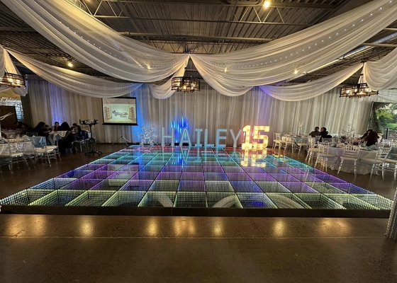 IP65 P6 LED DJ Stage Dance Floor خزانة الطاقة المقاومة للماء نظام LSN