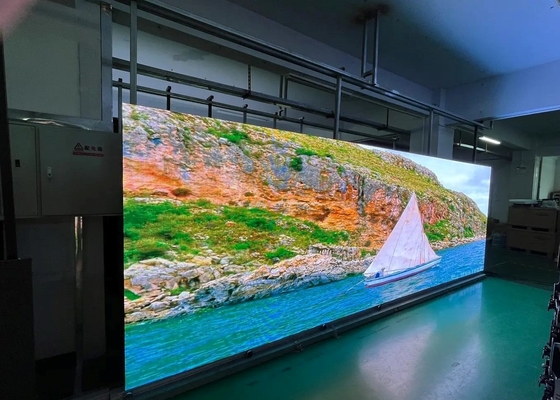 شاشة LED عالية الدقة للايجار لوحة عرض فيديو P8 1024x1024mm خزانة حديدية