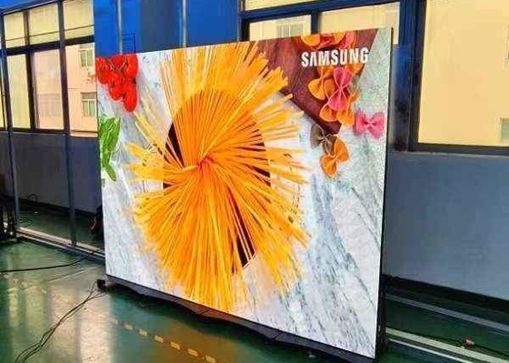 الصب الصمدي الألومنيوم SMD شاشة LED P4 فيديو داخلي الإعلانات شاشة عرض RGB HD بدون عثرة