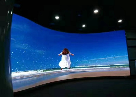 تثبيت ثابت صندوق حديدي LED جدار الفيديو HD P2.5 داخلي شاشة عرض LED SMD