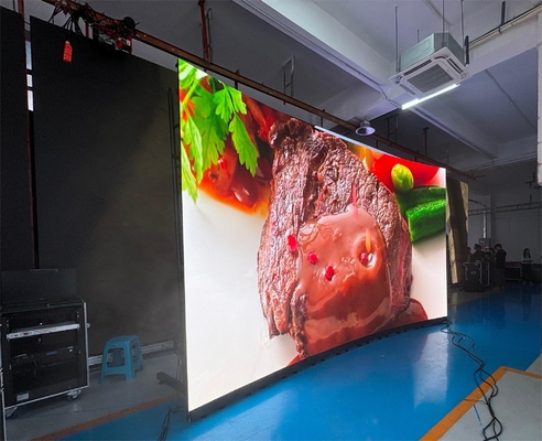 P3 P4 Full Color Led Video Rental 3In1 SMD2121 حائط فيديو داخلي مدعوم بـ 1000cd / sqm