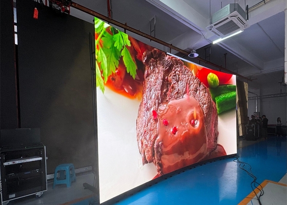 تثبيت ثابت صندوق حديدي LED جدار الفيديو HD P2.5 داخلي شاشة عرض LED SMD