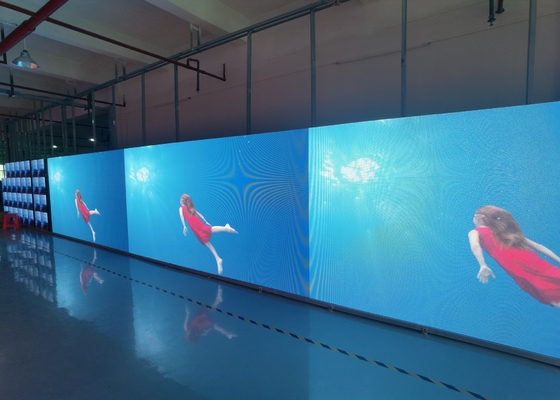 P4 لوحة الألومنيوم الداخلية HD مضادة للماء SMD شاشة LED لوحة 1R1G1B الإيجار
