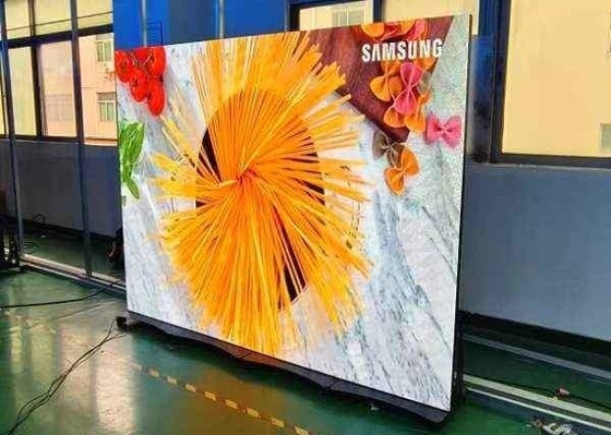 P4 RGB لوحة عرض داخلية LED ، 1/16 مسح شاشة LED شاشة فيديو حائط IP34 HD مرنة