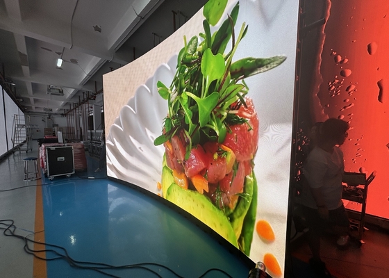 P4 RGB لوحة عرض داخلية LED ، 1/16 مسح شاشة LED شاشة فيديو حائط IP34 HD مرنة