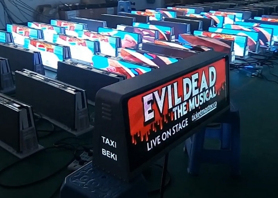 وضع التحكم غير المتزامن للقيادة لوحة LED للسيارة 96 * 32 سم للسيارات والمركبات