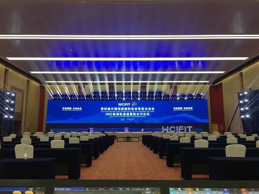 P3.91 الإيجار في الهواء الطلق الألومنيوم RGB LED العرض LED جدار نظام NOVA