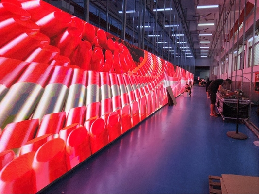 1شاشة LED RGB ذات مساحة 25 بكسل مع 10000 ساعة عرض حياة و 600 * 337.5mm حجم مجلس الوزراء