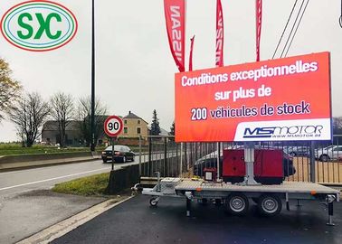 مضاد للماء في الخارج P6 شاحنة مثبتة عرض LED كامل اللون 7500 نيتس