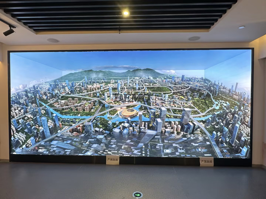 مساحة النقاط 2mm LED Video Wall HD P2 شاشة LED داخلية 640x640mm لوحة الألومنيوم المصبوبة
