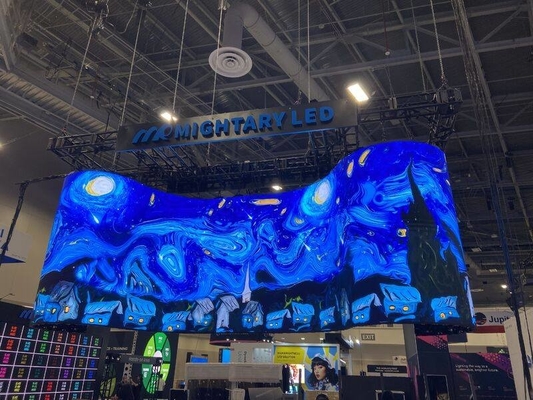 64x32 Dot Matrix LED الإيجار للملاعب / مراكز التسوق P4 معدل تحديث عال