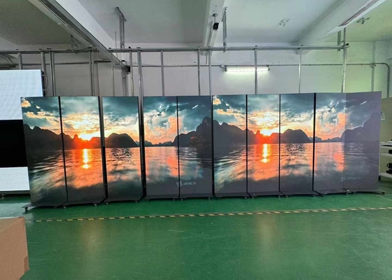 P2.5 عرض LED HD كامل اللون في الداخل مع خزانة الألومنيوم المصبوب