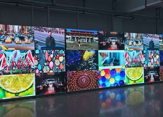 بيكسل 4.81mm RGB شاشة LED شاشة كبيرة HD تشغيل فيديو ثابت 500 * 100mm IP65