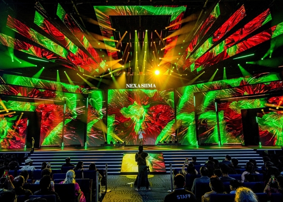 2500 نيت بريقة عالية الدقة P3 SMD داخلية RGB كامل اللون عرض الفيديو