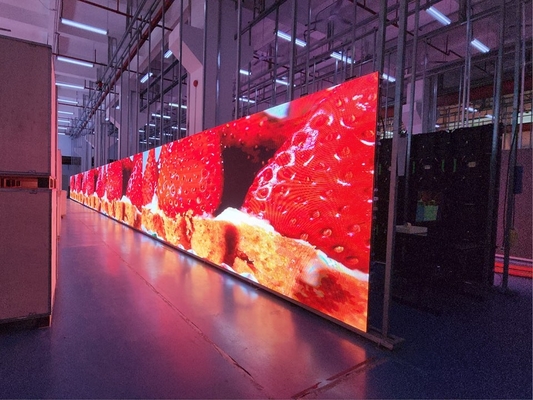P6 خارجية عالية الوضوح كامل لون شاشة LED الألومنيوم والحديد غرف صب الصب