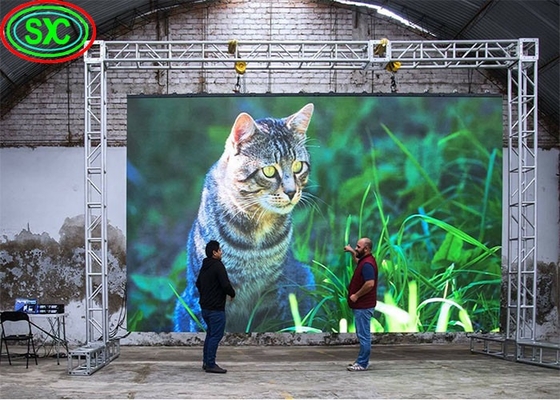 SMD P6mm الشاشة الرقمية الرسمية الرسمية الرسمية الرسمية 1/8 Scan Full Color LED Panel Screen