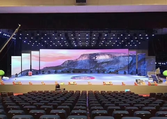 تأجير العرض الخارجي الملون الكامل LED P8mm HD IP65 التثبيت الثابت