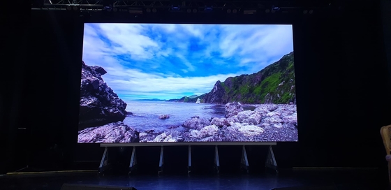 p2.5 مصباح نيشن ستار 640x640mm LED الإيجار LED عرض داخلي LED لوحة حائط الفيديو،7680Hz معدل تحديث