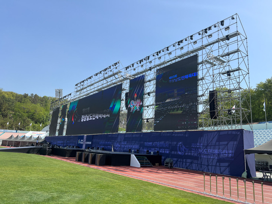 P3.91 شاشة LED داخلية شاشة الألومنيوم المصبوب الصبغ HD كامل اللون المسرح 500x1000 مجلس الوزراء