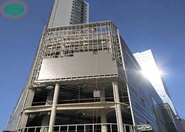 P6 الشاشة الخارجيّة الممتلئة بالألوان SMD LED المسبوقة من الألومنيوم 1R1G1B 8000 نيت