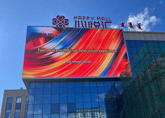 شاشة HD عملاقة P10 في الهواء الطلق كامل اللون شاشة LED فيديو جدار الإعلانات التجارية
