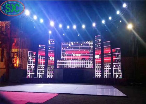 سعر جيد شاشة LED خلفية P5 ذات سطوع فائق مع بنية متعددة الحلقات الانترنت