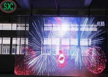 استئجار شاشة LED شفافة 1/16 مسح 250 * 250 مم وحدة لشارع مركز التجارة