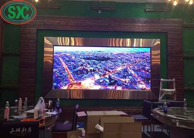 شاشة الألومنيوم ذات الوضوح العالي SMD LED 62500 نقطة / متر مربع ، تأجير شاشة تلفزيون LED داخلية