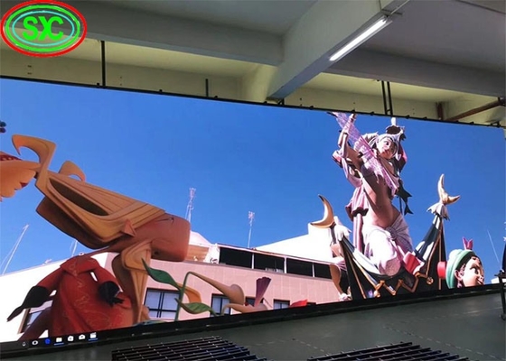 ألوان كاملة مقاومة للماء الحجم الصغير Ultra HD LED Billboard، P2 SMD LED Screen Billboard IP34 1/32 المسح