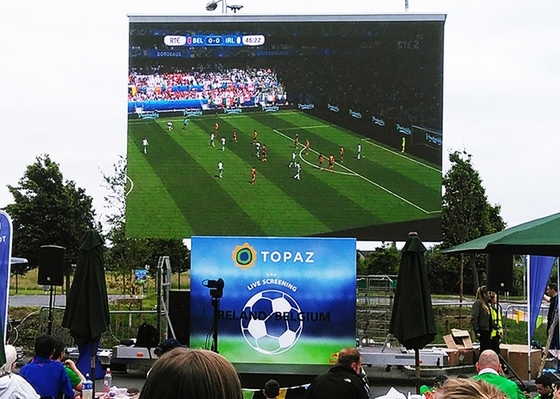 شاشة ملونة كاملة تأجير تثبيت Ultra HD ألومنيوم خفيف الوزن 1R1G1B شاشة إعلانية شاشة LED
