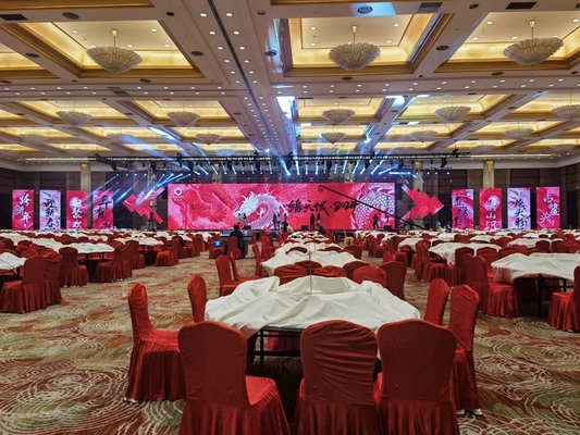 داخلية P3.91 LED Display شاشة الصب الصب الألومنيوم 3840hz تحديث 500 * 500mm الجدار الفيديو لوحة الإعلانات