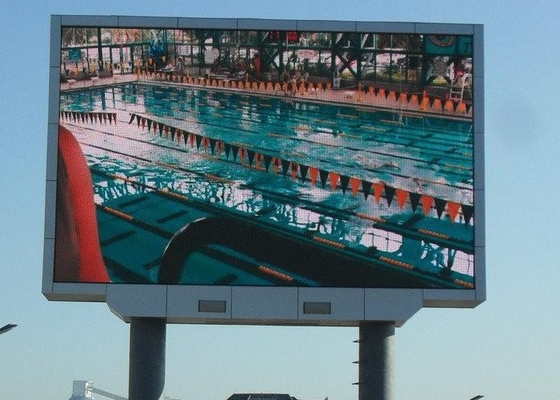 P4 Hanning LED Display الصب الصب الألومنيوم SMD2121 512mm X 512mm القاعدة الصب الألومنيوم 64 X32 Dot Matrix