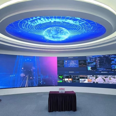 شاشة الكرة ذات الدقة العالية LED P4.81 الداخلية للفيديو