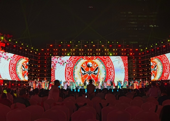 استئجار شاشة الملاعب / تثبيت ثابت HD الإعلانات الخارجية كامل اللون شاشة LED 960 X 768mm مجلس الوزراء