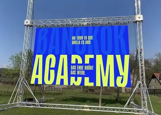 سوبر مقاومة للماء DIP346 في الخارج كامل اللون LED الصب الصبغ الألومنيوم الشاشة