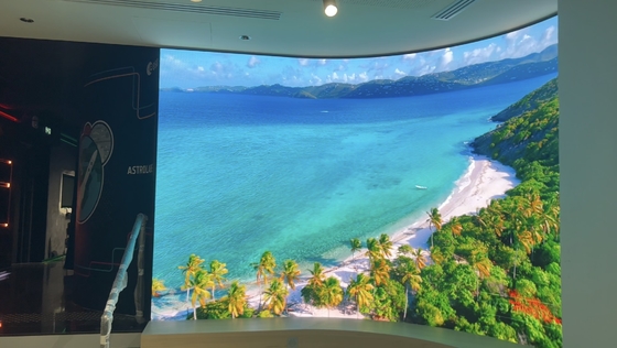 لون كامل 640x640mm شاشة LED داخلية P2.5 شاشة LED غسالة الألومنيوم خزانة الإيجار شاشة LED ،3840Hz معدل تحديث