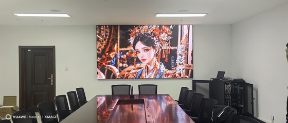لوحة إعلانات LED P3 4K HD LEDboard داخلية LED video wall P3 وحدات 576x576mm، نظام نوفاستار، 1200cd سطوع، 3840Hz معدل تحديث